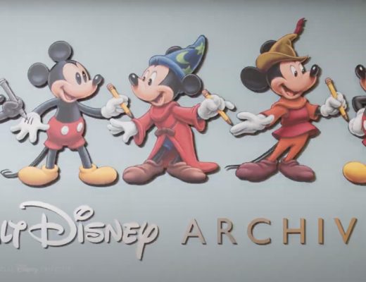 Walt Disney Archives Sign with Mickey Mouse